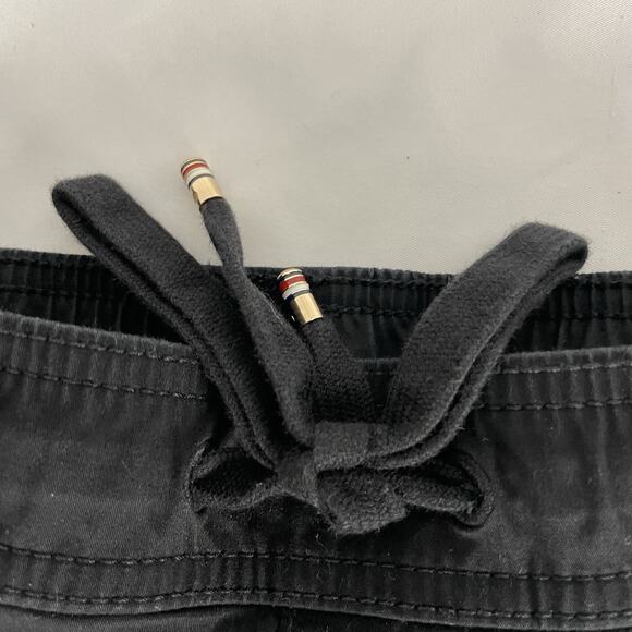 Tommy Hilfiger Women's Black Cargo Ankle Jogger Cotton Canvas Large - Picture 4 of 7